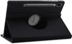 Galaxy Tab S8 Ultra Case 14.6 inch 360 Leather Smart Folio Rotating Case for (SM-X900 / X906) (BLACK)