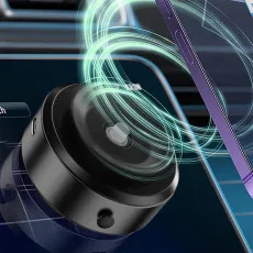 360° rotating Strong magnetic and vacuum suction phone holder