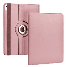 iPad 10th Gen 10.9-Inch 360 Rotating Leather Case in rose gold