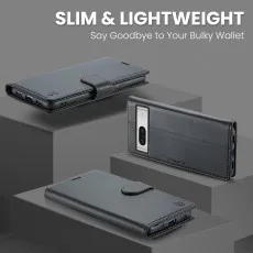 Side view of slim and lightweight google pixel