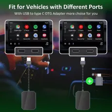 Use in Different ports Wireless CarPlay Adapter