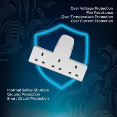 Safe power extension socket