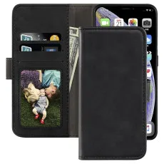 Moto Edge 50 Neo leather wallet Case For  Full Fornt View
