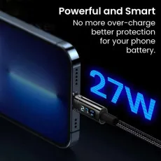 27W Type-C to Lightning cable with fast charging compitable
