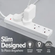 Power Strip with Multiple Sockets