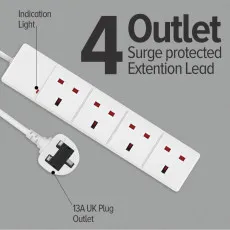 4 Gang Power Strip