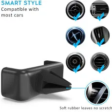 Secure smartphone holder for vehicles