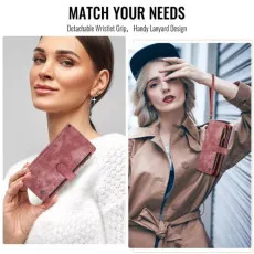 iPhone 15 Pro Max Zipper Wallet Case with Card Slots