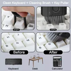 Cleaning tools for keyboards, laptops, and earphones