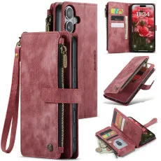 iPhone 16 Pro Zipper Wallet Case