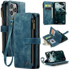 iPhone 16 Pro Max Zipper Wallet Case