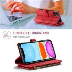 Kickstand leather wallet case for IPhone11