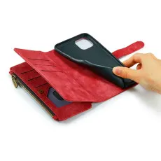 IPhone 11 leather slim zipper wallet case