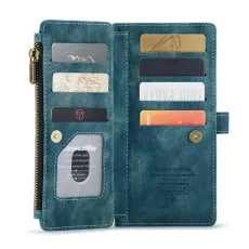iphone 11 leather wallet zipper case compartment and stylish