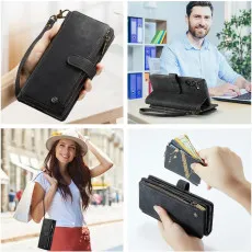 Samsung S24 leather luxury Pocket case with cash