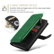 Samsung S24 leather large zipper  case