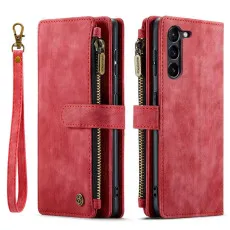 Full Front and Back view for samsung s23 leather wallet case