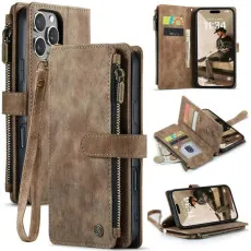 Zipper Wallet Case for iPhone 14 Pro
