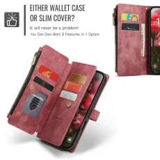 iPhone 14 Pro Zipper Wallet Case With Card Slots