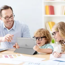 iPad 7th8th9th Gen 10.2-inch Smart Case Grey Multi angle stand