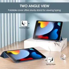 iPad 7th8th9th Gen 10.2-inch Smart Case Navy with adjust able stand
