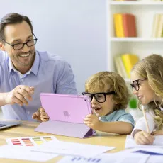 iPad 7th8th9th Gen 10.2-inch Smart Case Lilac with stand