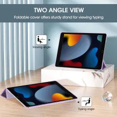 iPad 7th8th9th Gen 10.2-inch Smart Case Lilac with adjustable stand