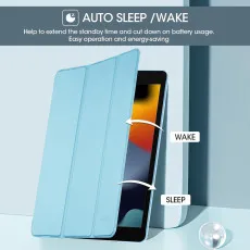 iPad 7th8th9th Gen 10.2-inch Smart Case Sky with auto sleep and wake function