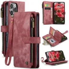 iPhone 13 Pro Zipper Wallet Case With Card Slots