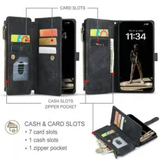 iPhone 13 Pro Zipper Wallet Case With Card Slots
