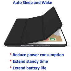 Leather Smart Case for iPad Pro 11-inch (2nd, 3rd, 4th Gen) with Auto Sleep And Wake Fonction