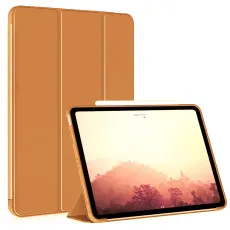 iPad Air 4th & 5th Gen Leather Smart Case in Orange
