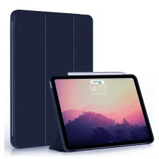 iPad Air 4th & 5th Gen Leather Smart Case In Black