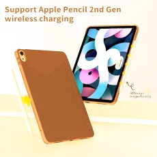 iPad Air 4th & 5th Gen Leather Smart Case with Alos Pencil