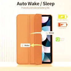 iPad Air 4th & 5th Gen Leather Smart Case With Auto Sleep ANd wake Function