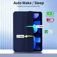 iPad Air 4th & 5th Gen Leather Smart Case With Auto Sleep And wake up Function