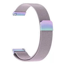 Replacement wristband for smartwatches in rainbow