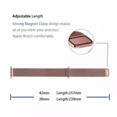 Durable stainless steel mesh watch strap