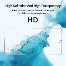 Samsung S22 Screen Protector (2022) 6.1 Inches Bubble Free Crystal Clear Tempered Glass (2Pack)