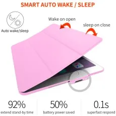 Premium Leather Smart Case for iPad Pro 10.5 (2017) in Lilac With Auto sleep and wake function