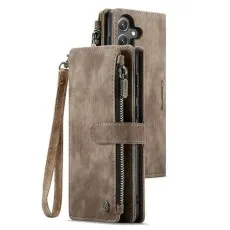 iPhone 12 Leather Wallet Case with Card Slots