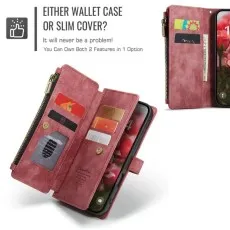 iPhone 12 Mini Leather Wallet Case with Card Slots