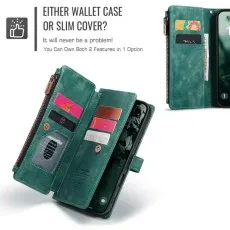 iPhone 12 Mini Leather Wallet Case with Card Slots