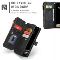 iPhone 12 Mini Leather Wallet Case with Card Slots