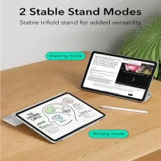 ipad air 12.9 2020 leather samrt case for 2 stable stand modes