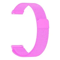 Adjustable Milanese Loop Watch Strap in Lite Pink
