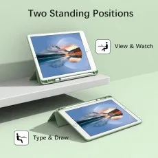 iPad Air 3rd Gen/Pro 10.5 Case with Apple Pencil Holder with adjustable stand