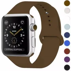 Adjustable Sport Band for Apple Watch in Coffee