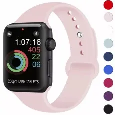 Adjustable Sport Band for Apple Watch in Rose Gold