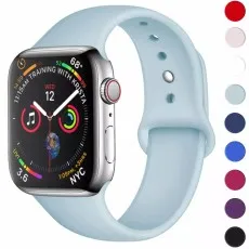 Adjustable Sport Band for Apple Watch in Sky Blue